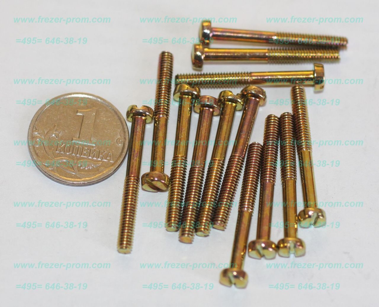 Винт с цилиндрической головкой, ГОСТ 1491, М2,5х22.36.013, резьба 6g
